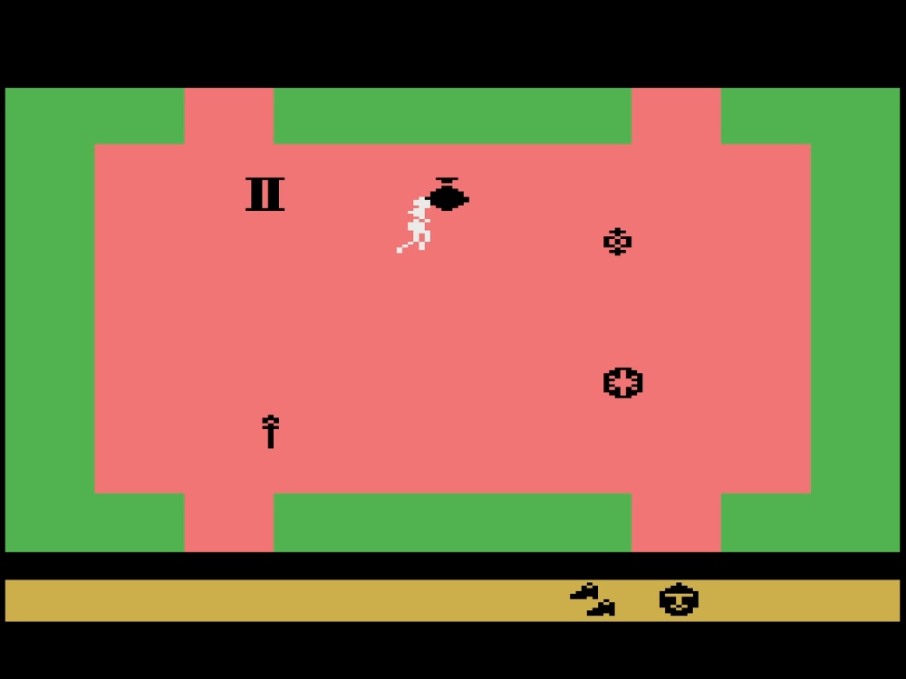 Gameplay of Swordquest Waterworld for Atari 2600